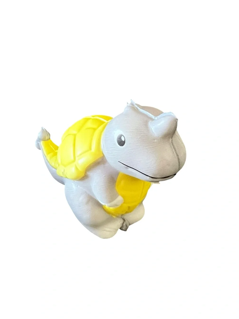 Gray Yellow Dinosaur Stegosaurus Squishy Toy Trending Best Seller Stress Relief
